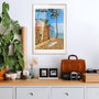Wallity Cuadro Decorativo de Vidrio Templado Multicolor 30 x 45 cm